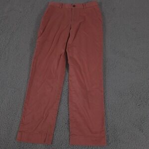 Brooks Brothers Pants Mens 30x30 Coral Chino Straight Regular Fit Low Rise Twill